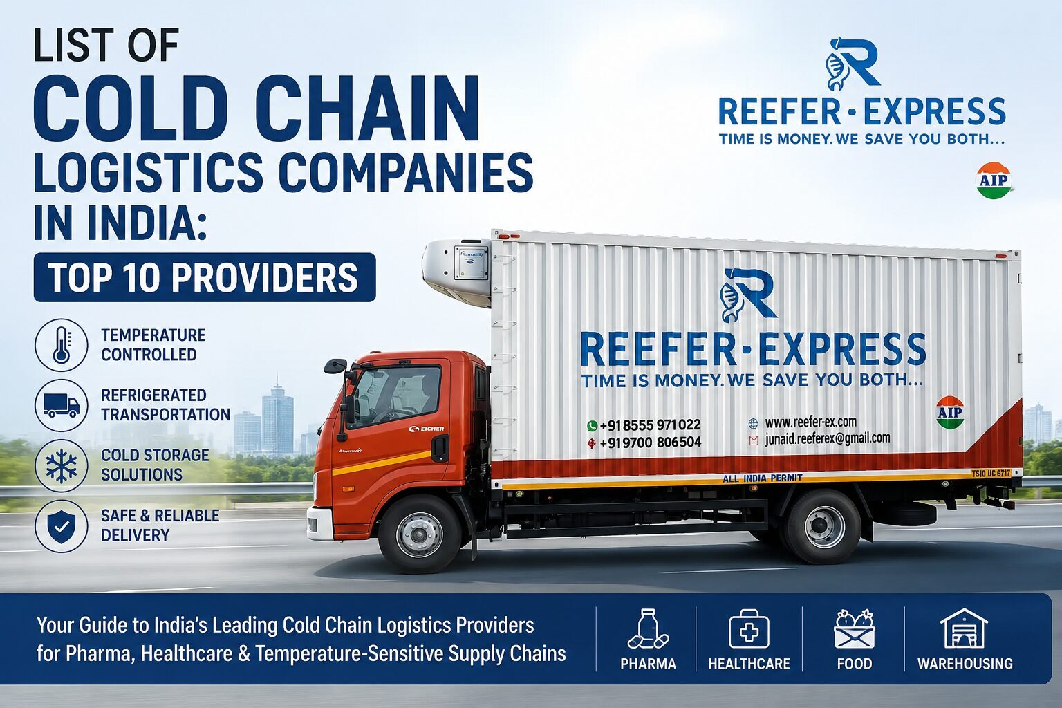 List of cold chain logistic company in india