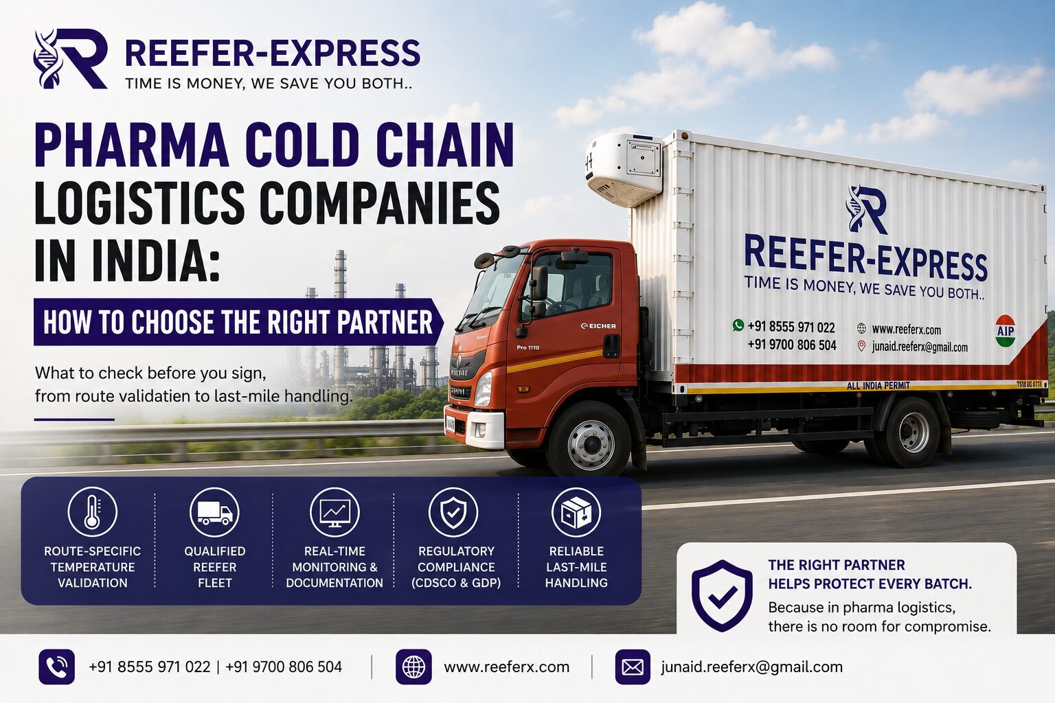 pharma cold chain logistic company in india