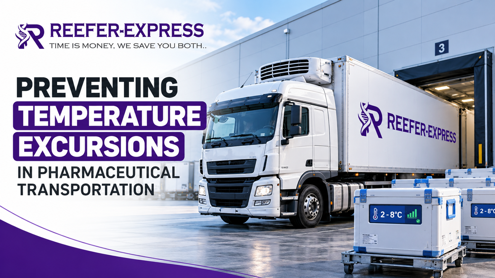 Reefer-Express Pharmaceutical Transport Banner